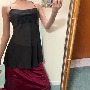 Victoria’s Secret Black Babydoll Camisole
